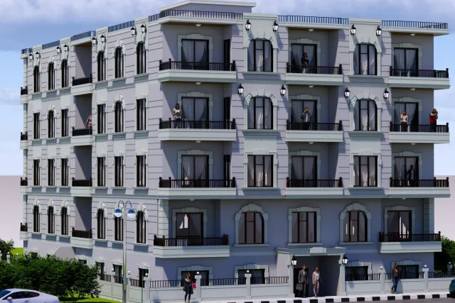 للبيع بالتقسيط عدة شقق سكنية قيد الانشاء حريتان شارع بغداد