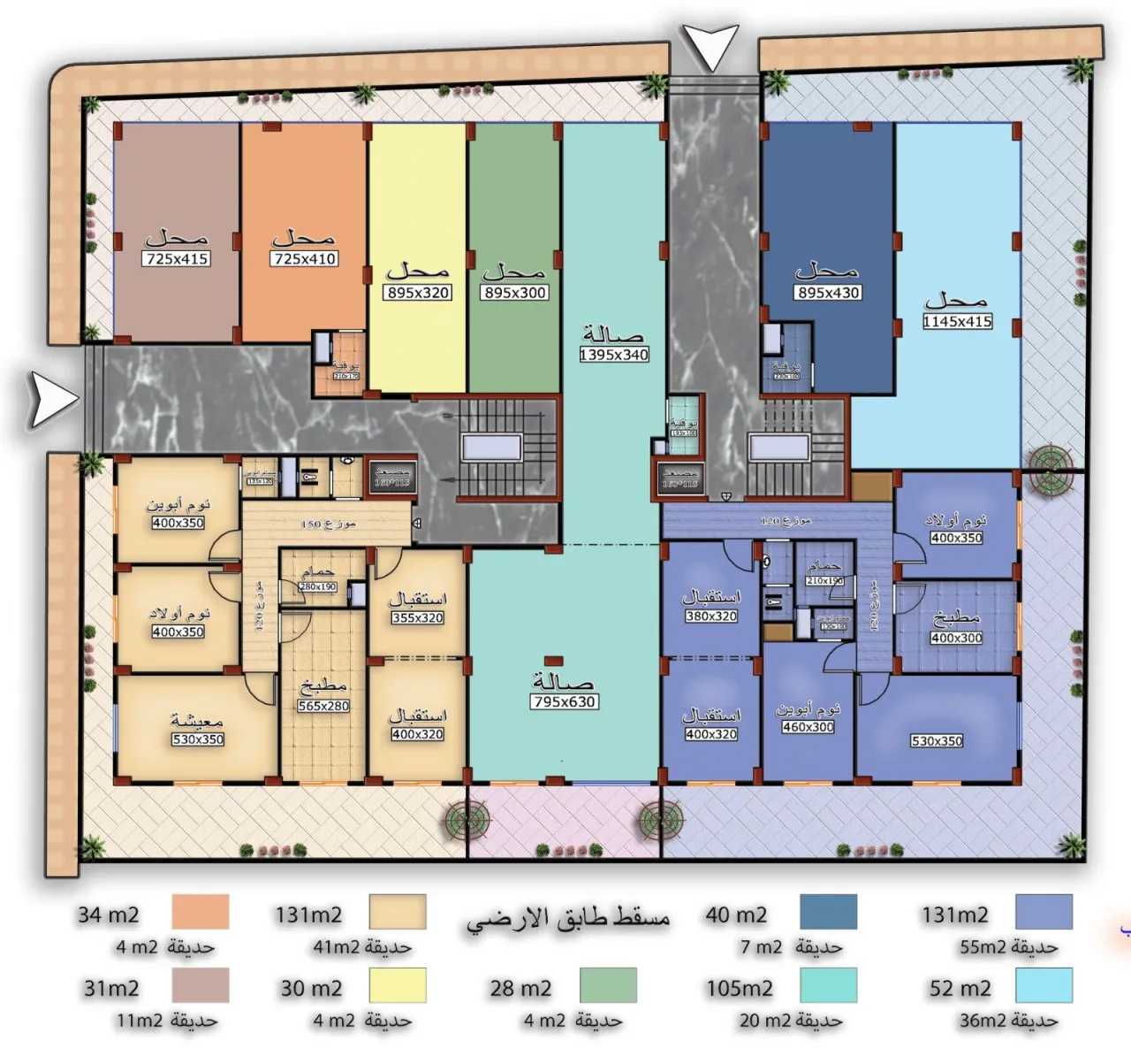 للبيع بالتقسيط  لمدة سنة عدة شقق سكنية قيد الانشاء حريتان شارع بغداد