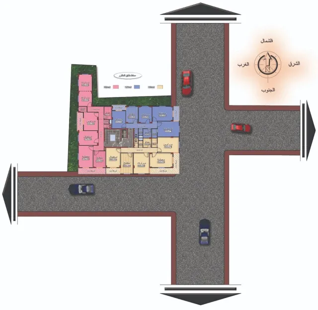 ضمن بناء عالي الجودة بالتقسيط عدة شقق سكنية قيد الانشاء حي الهراميس حريتان
