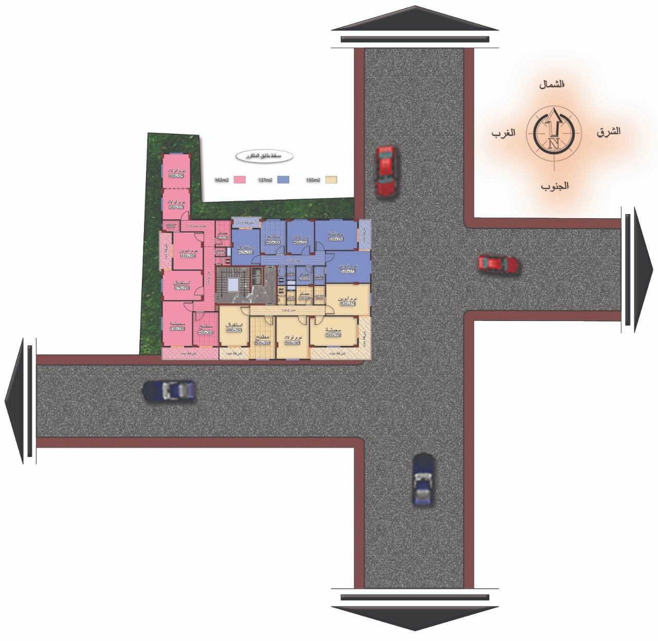 ضمن بناء عالي الجودة بالتقسيط عدة شقق سكنية قيد الانشاء حي الهراميس حريتان - صورة 1