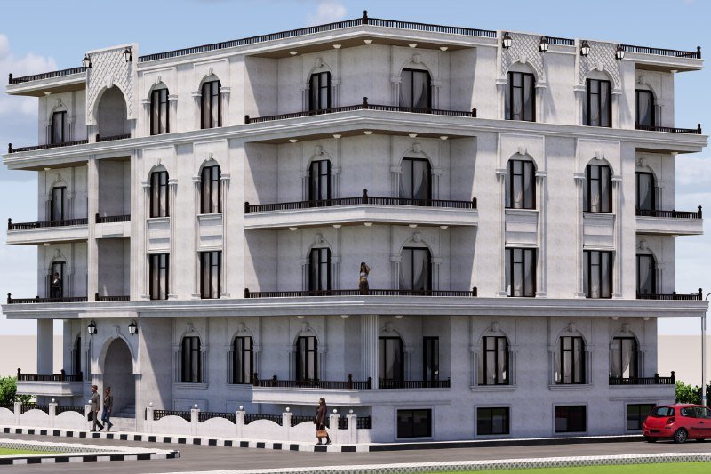 ضمن بناء عالي الجودة بالتقسيط عدة شقق سكنية قيد الانشاء حي الهراميس حريتان - صورة 6