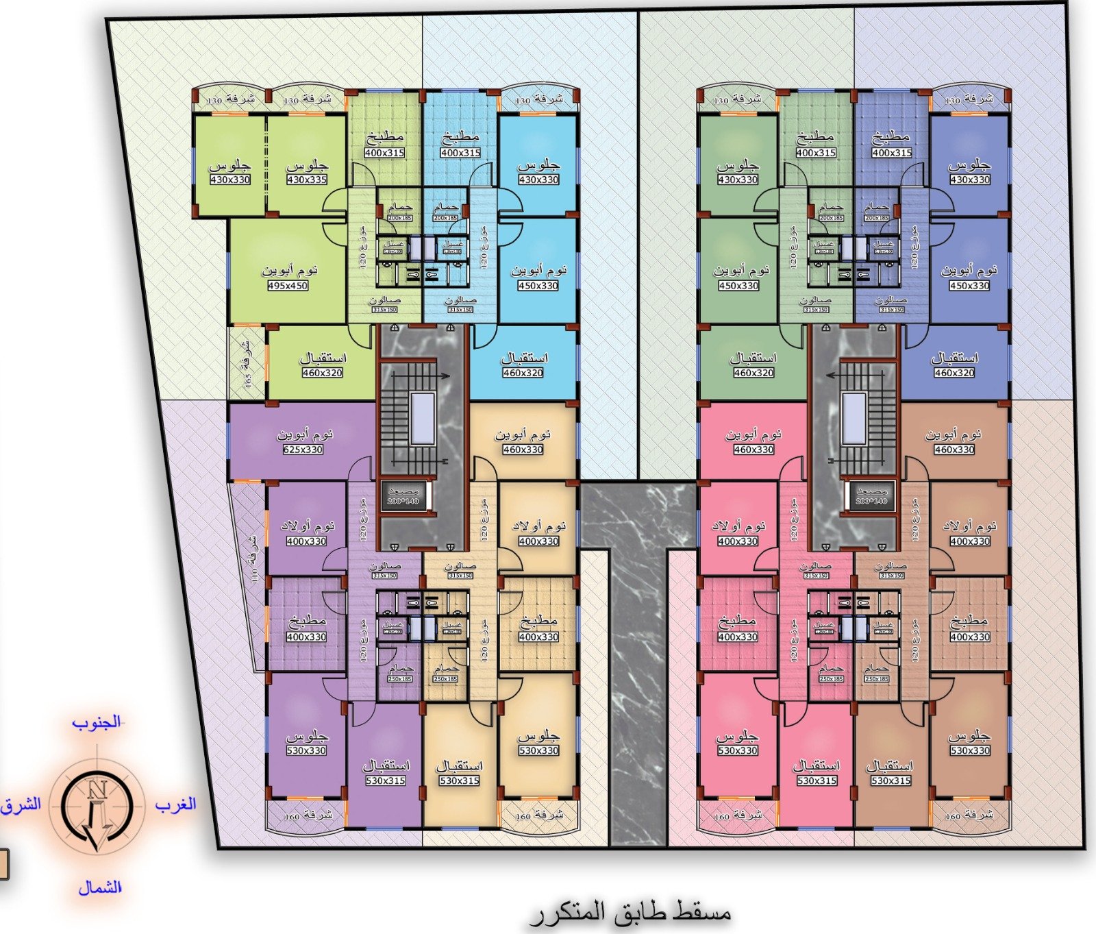 للبيع بالتقسيط عدة شقق سكنية قيد الانشاء حريتان خلف المخفر - صورة 2