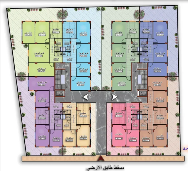 للبيع بالتقسيط عدة شقق سكنية قيد الانشاء حريتان خلف المخفر