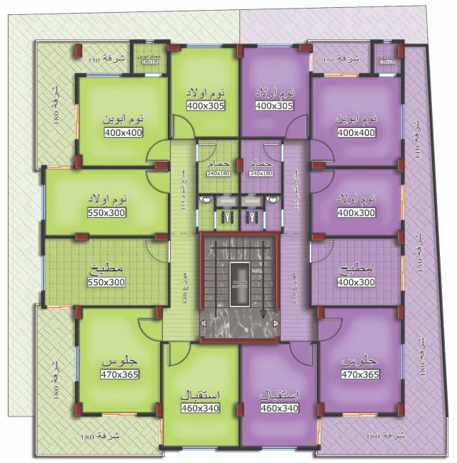 للبيع شقة شبه جاهزة بناء جديد مقابل مسجد البراء بحريتان