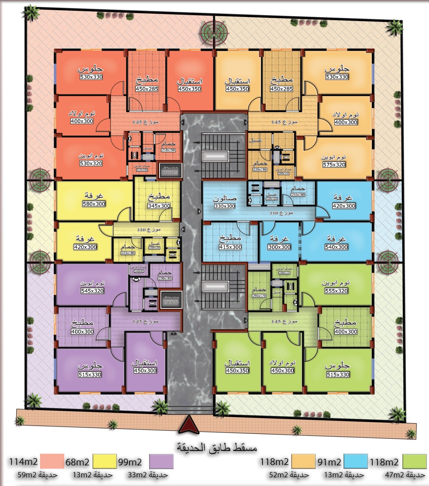 للبيع بالتقسيط عدة شقق سكنية قيد الانشاء بالهراميس بحريتان - صورة 2