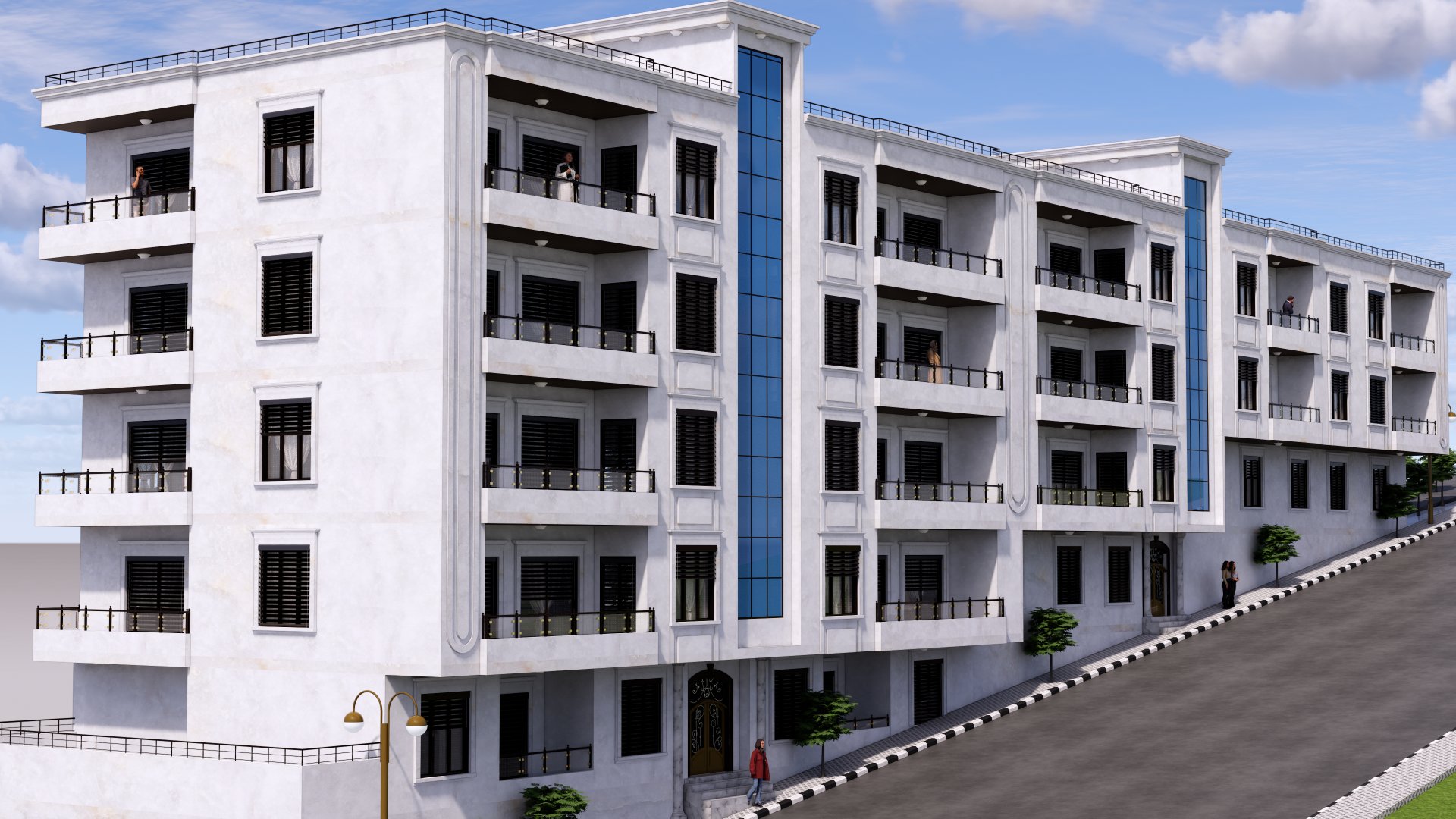 للبيع بالتقسيط عدة شقق سكنية قيد الانشاء حريتان شارع ال16 - صورة 4