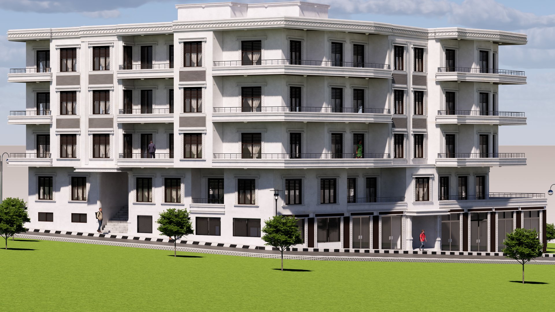 للبيع بالتقسيط عدة شقق سكنية قيد الانشاء حريتان  بشارع بغداد - صورة 8