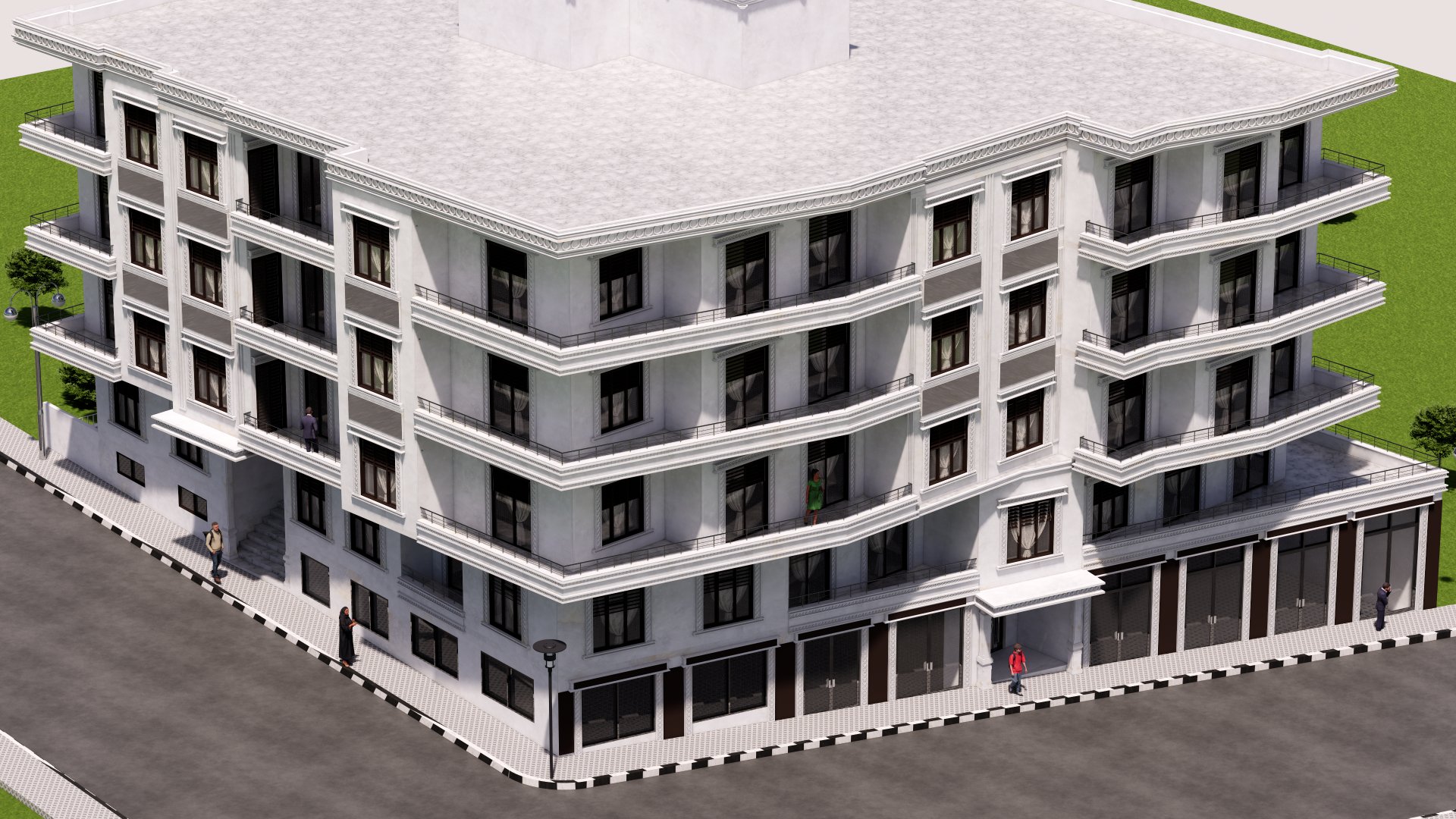 للبيع بالتقسيط عدة شقق سكنية قيد الانشاء حريتان  بشارع بغداد - صورة 5