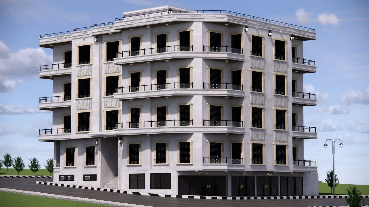 للبيع بالتقسيط عدة شقق سكنية قيد الانشاء حريتان منطقة النحاس